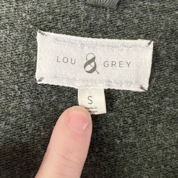 Lou & Grey Signature Soft Long Sleeve Tee Olive Green Women’s Small - Picture 2 of 3